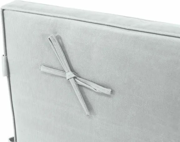 Zestaw 2 poduszek do leżaka ogrodowych FLORENTINE - j. szara