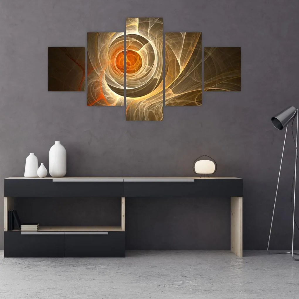 Obraz abstrakcji (125x70 cm)