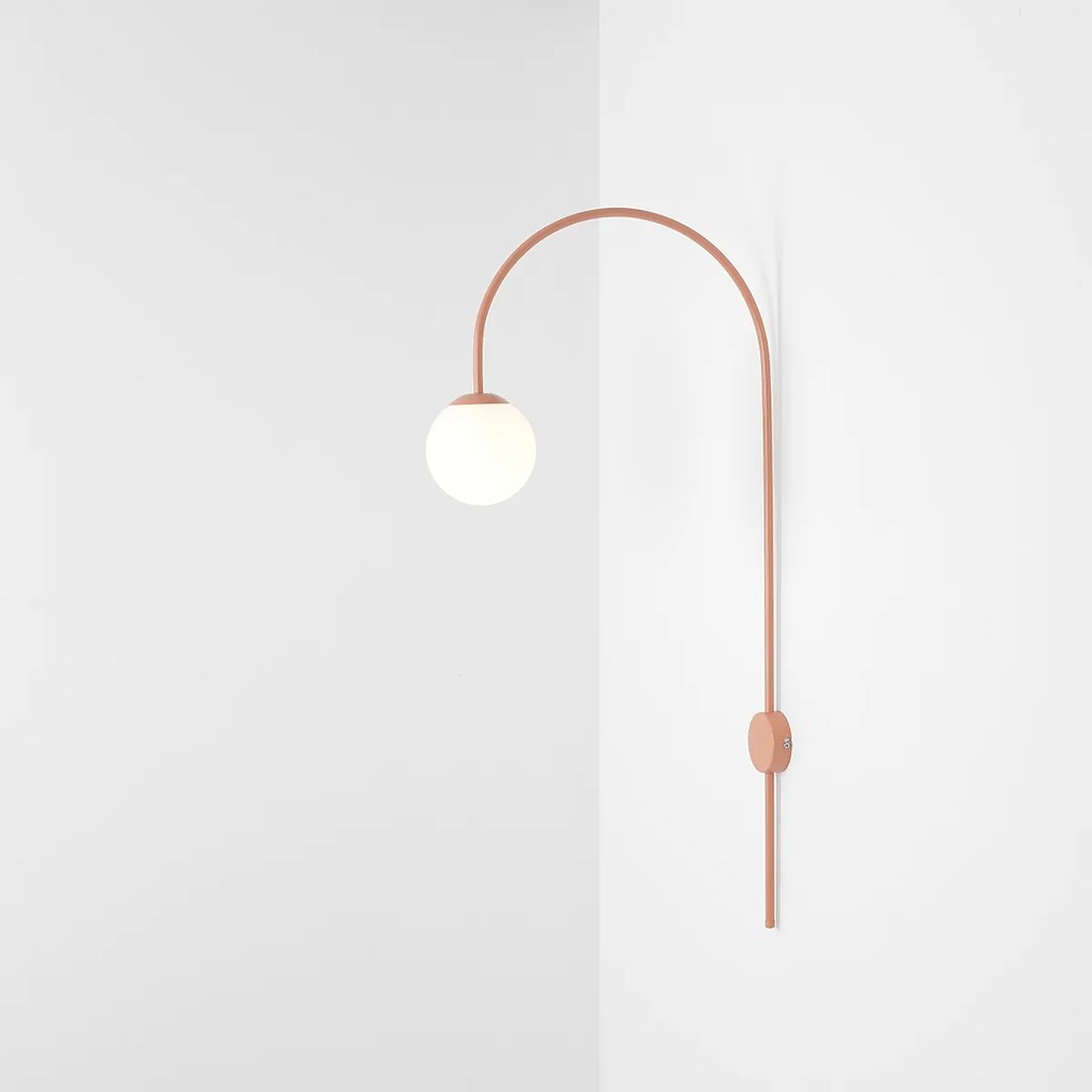 Łukowa lampa ścienna Una