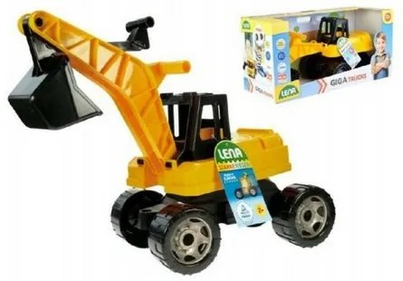 Lena Giga Trucks Koparka żółto-czarny, 70 cm