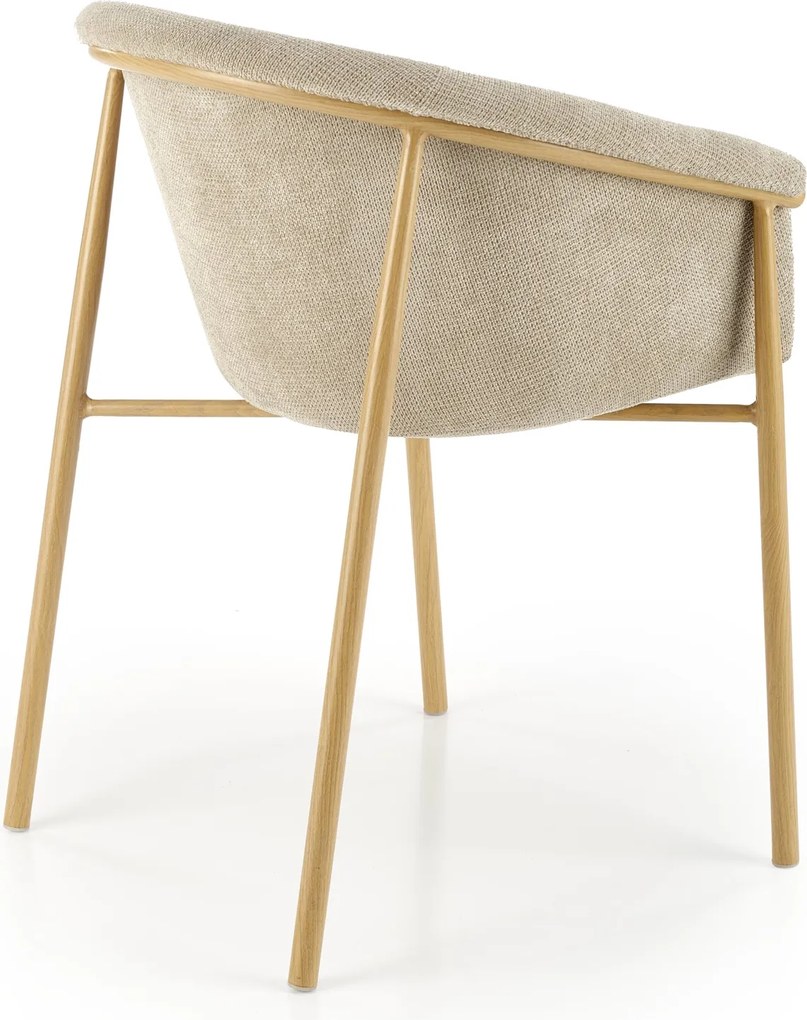 Fotel do jadalni z podłokietnikami K489