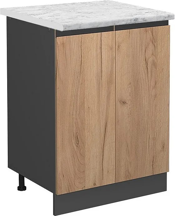 Szafki kuchenne złoty dąb energetyczny 60x46x81.6 r-line