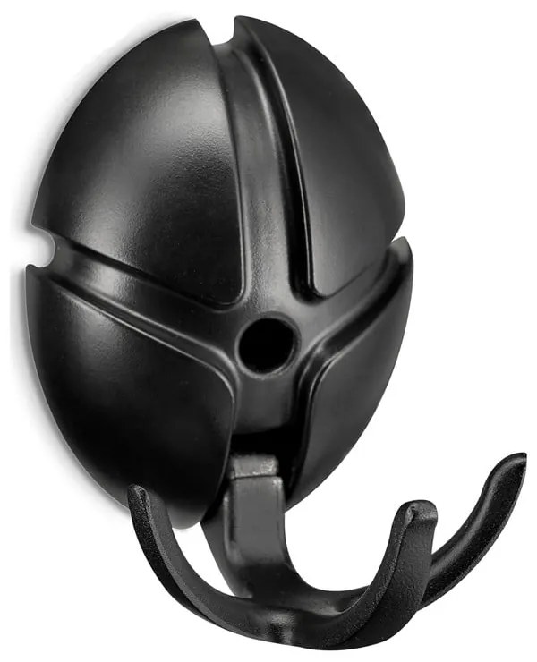 Czarny ścienny plastikowy haczyk Tick – Spinder Design