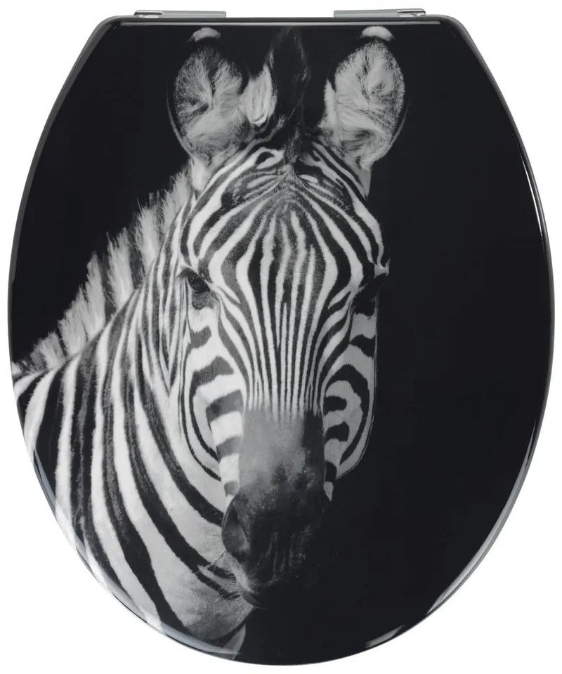 Deska sedesowa wolnoopadająca 37,5 x 45 cm Zebra – Allstar