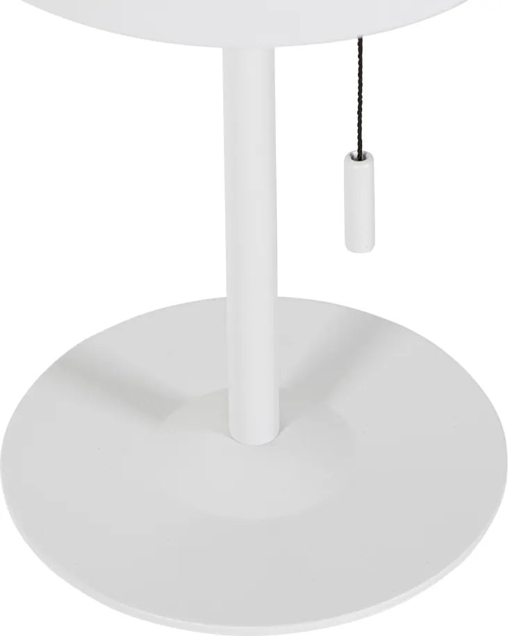 Lampa stołowa zewnętrzna biała z LED, 3-stopniowy ściemniacz, ładowanie i zasilanie słoneczne - Ferre