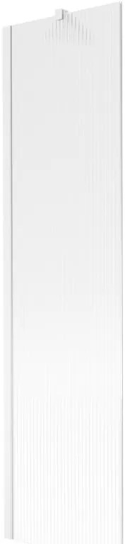 Mexen Next parawan nawannowy 1-skrzydłowy 50 x 150 cm, prążki, biały - 895-050-000-00-09-20