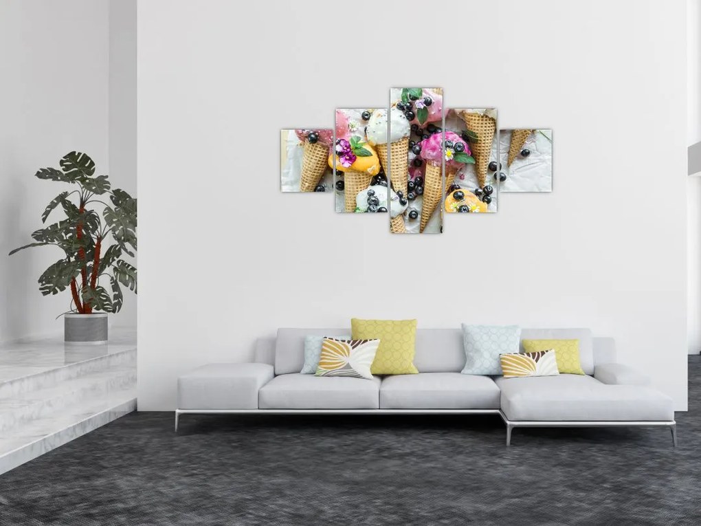 Obraz z lodami (125x70 cm)
