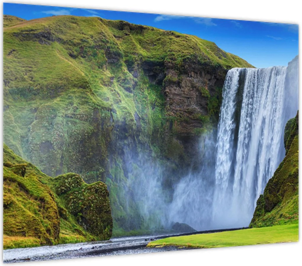 Obraz - Wodospad Seljalandsfoss (70x50 cm)