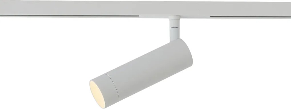 Nowoczesny biały reflektor do systemu szynowego 1-fazowego GU10 35mm - Slimline Uzzy