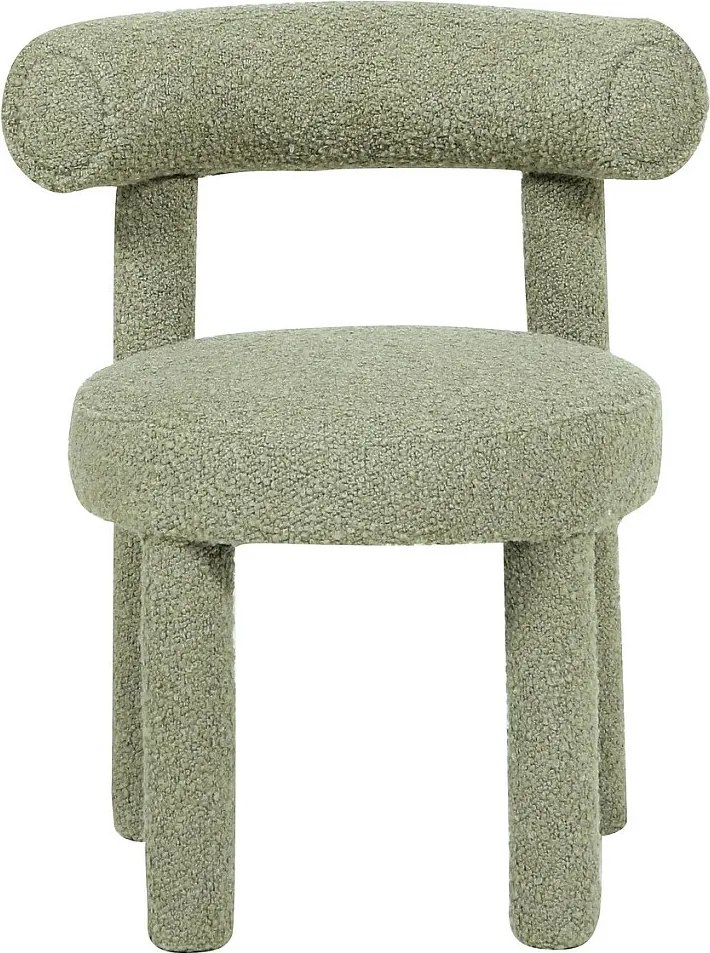 Krzesło 62x80x58 cm zielone Leith LET77DS