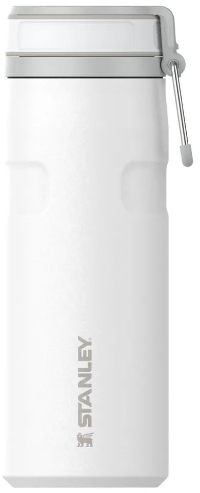 Biały termos ze stali nierdzewnej 470 ml IceFlow™ Bottle Twist Flip Frost – Stanley