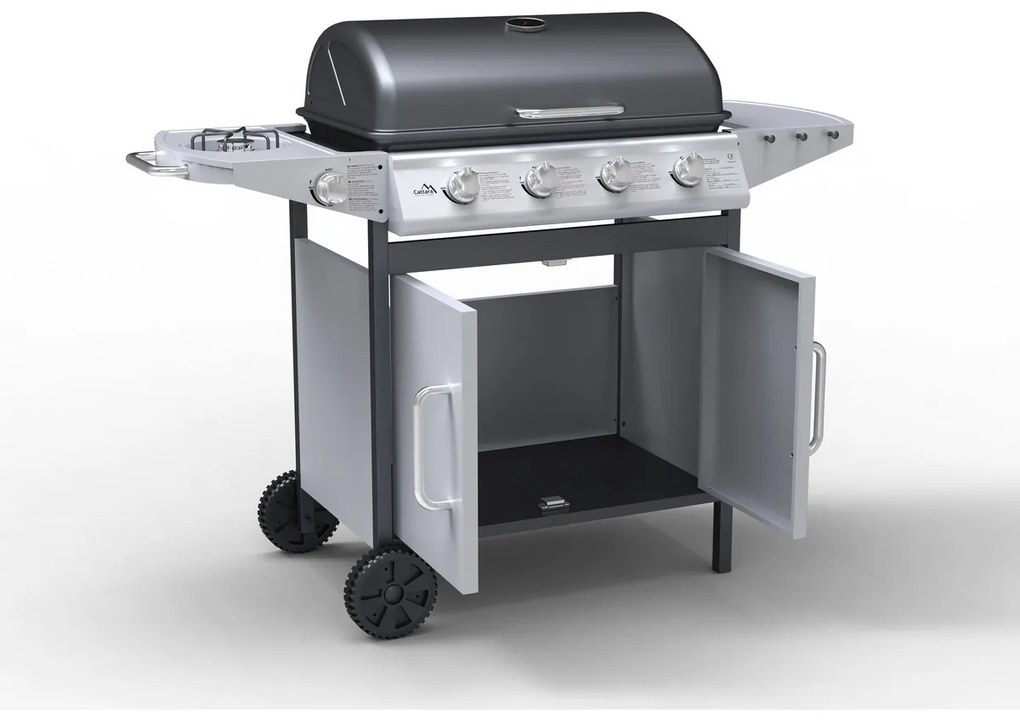 Cattara Grill gazowy na kółkach Master Cheef, 133 x 98 x 51 cm