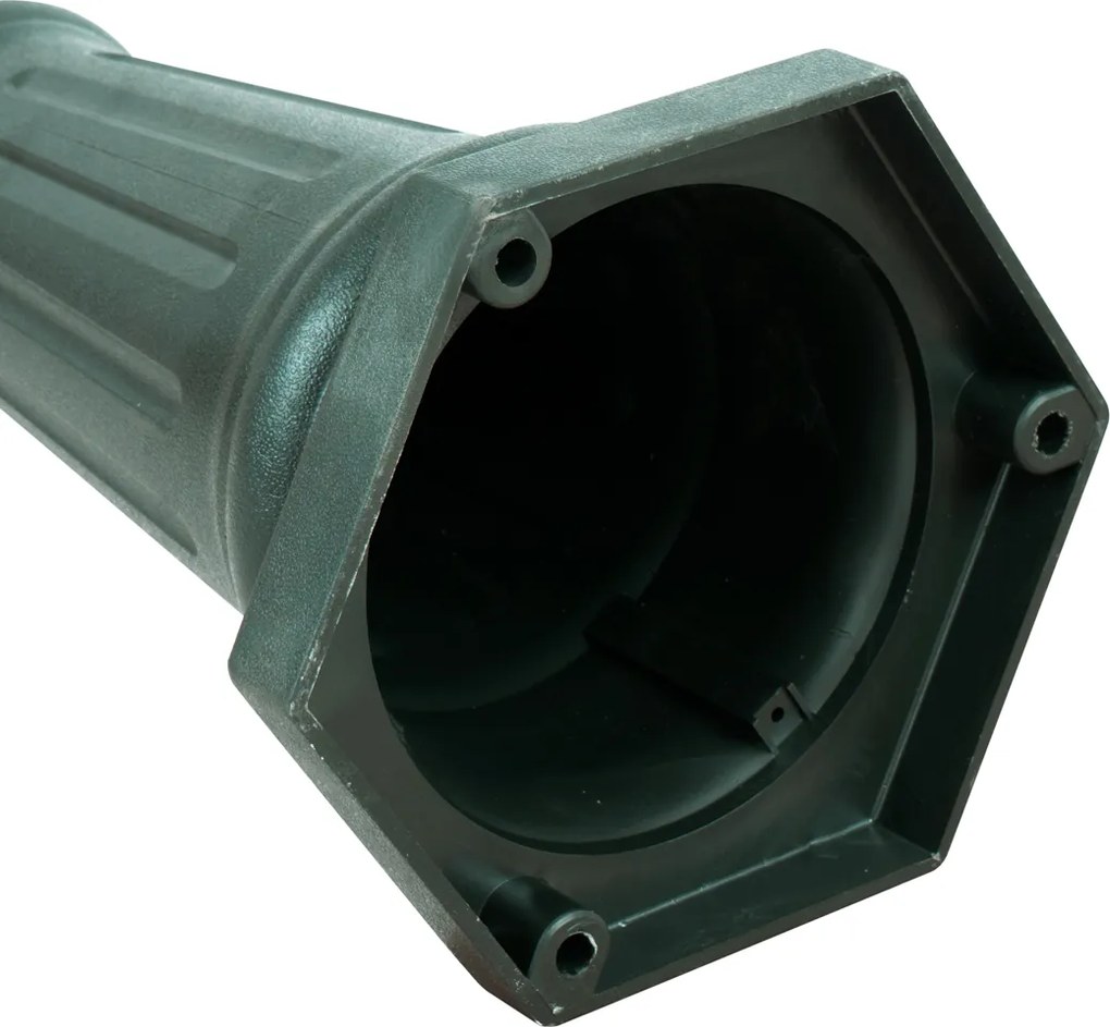 Klasyczna latarnia ogrodowa ciemnozielona 217cm 3-światła IP44 - New Haven