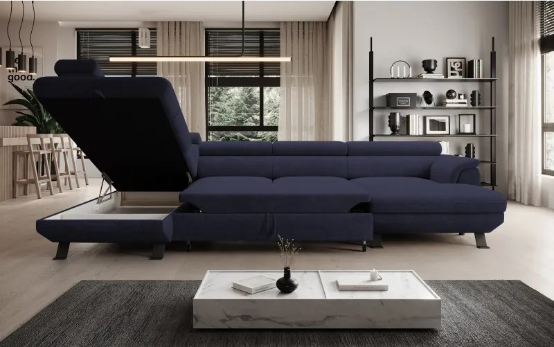 Narożnik RAVEN XL z funkcją spania WERSAL