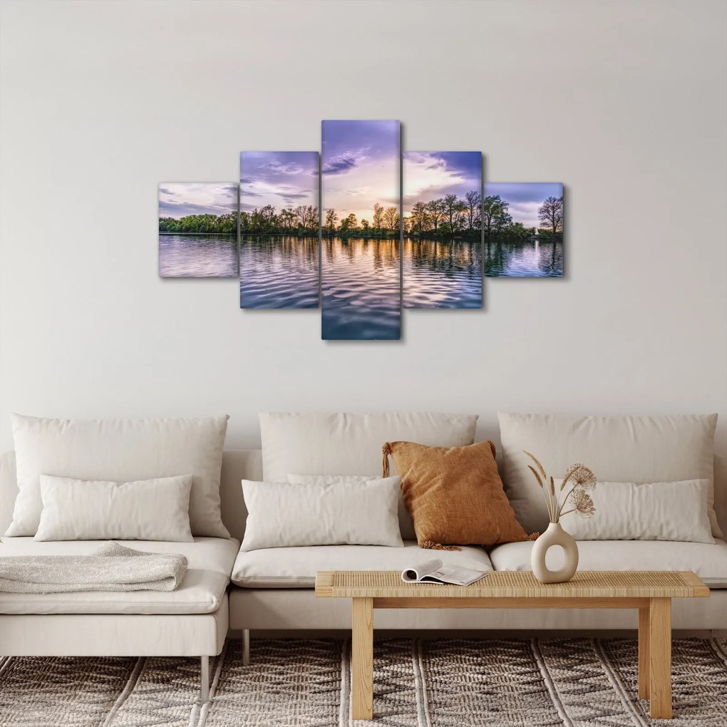 Obraz jeziora (125x70 cm)