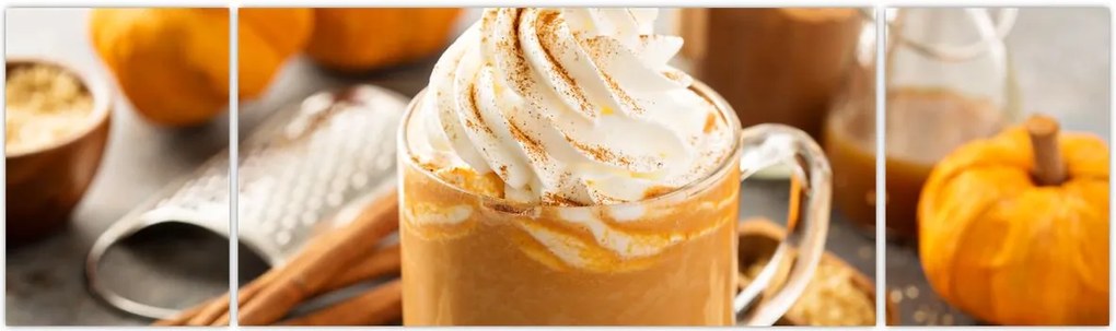 Obraz - Dyniowa latte (170x50 cm)