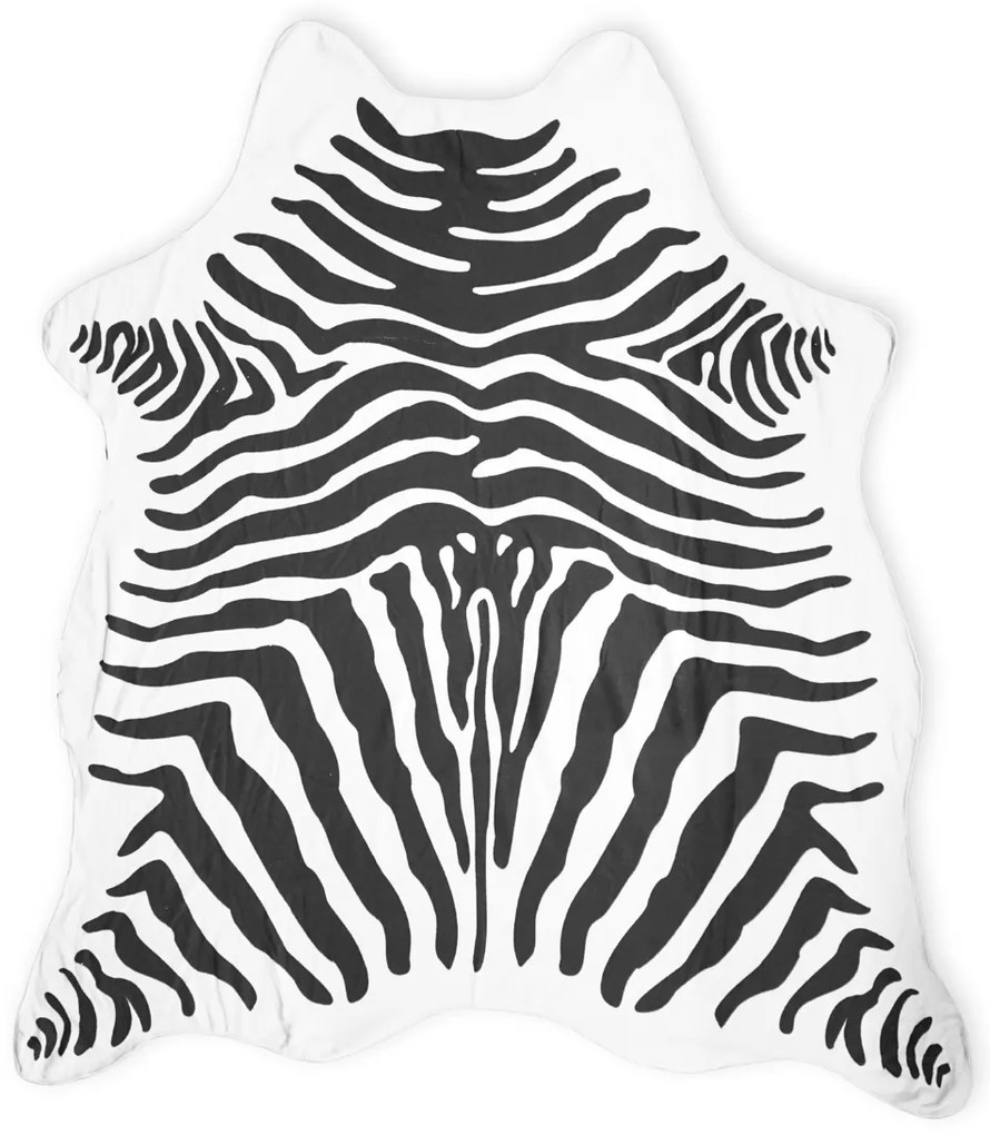 Ręcznik kąpielowy ZEBRA, czarno-biały