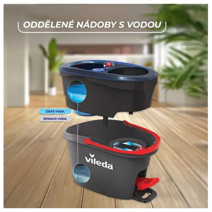 Mop rotacyjny z wiadrem H2PrO – Vileda