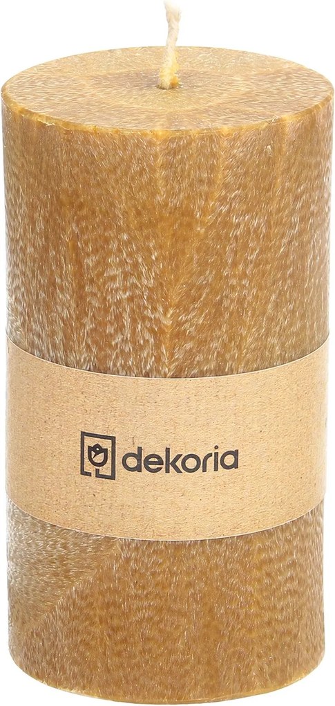 Świeca zapachowa palmowa walec Honey Brown