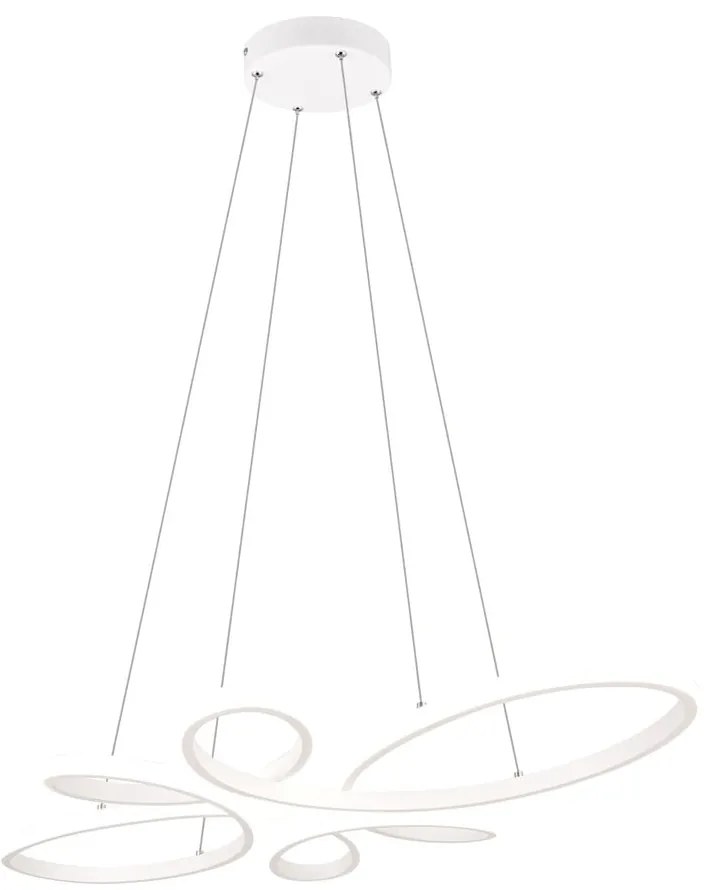 Biała lampa wisząca LED Fly – Trio