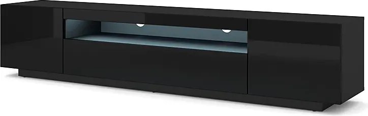 Szafka Pod Czarny Tv Wisząca Lub Stojąca Połysk L5-H89