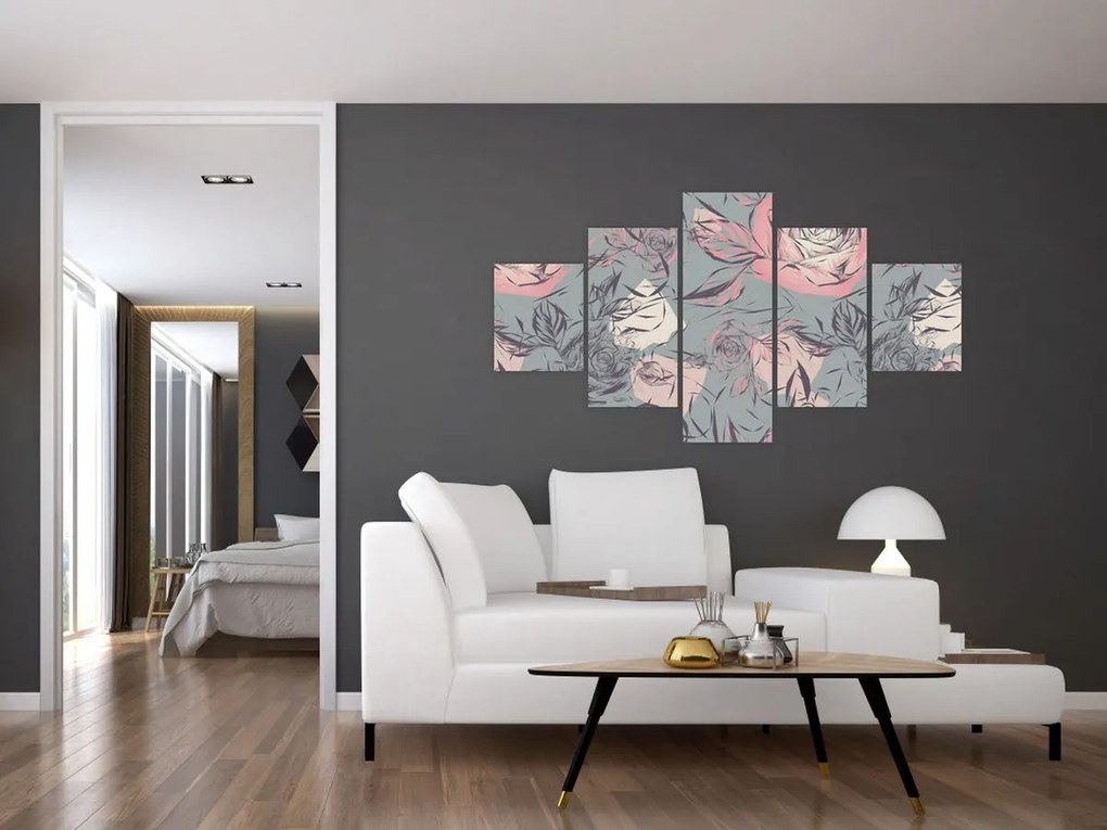 Obraz - Róża (125x70 cm)