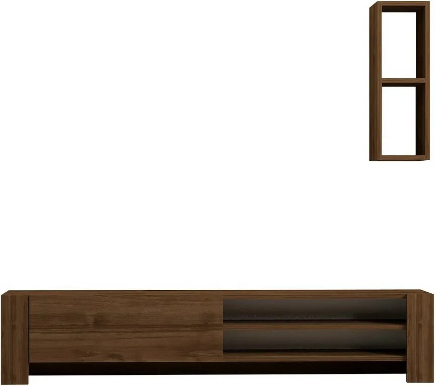 Telewizor z półką Naz Walnut