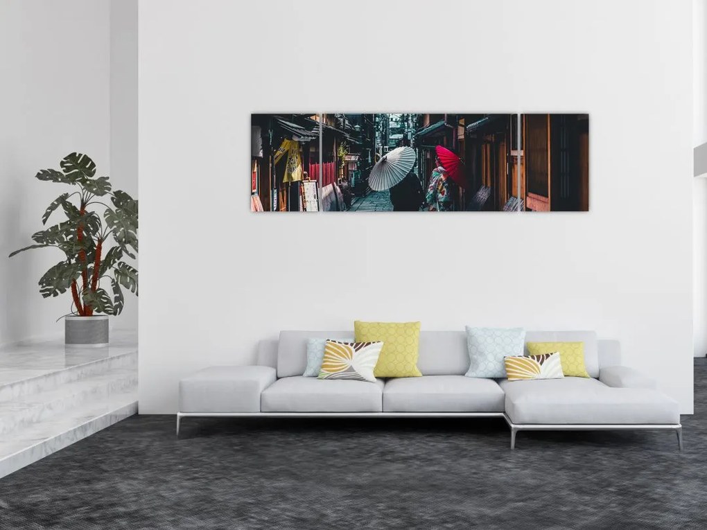 Obraz - Spacer po Tokio (170x50 cm)
