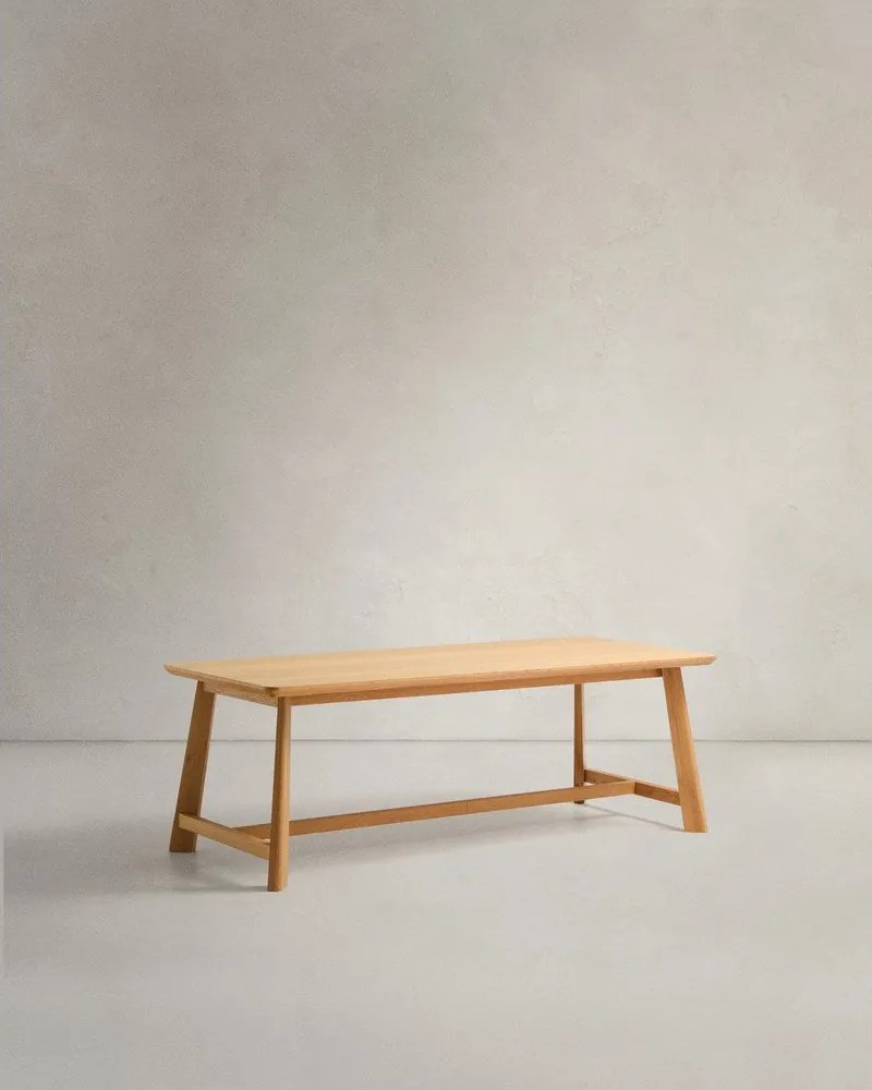 Stół z blatem w dekorze dębu 100x220 cm Idun – Kave Home