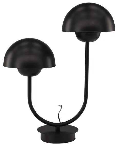 Czarna designerska lampa stołowa LYCKORNA