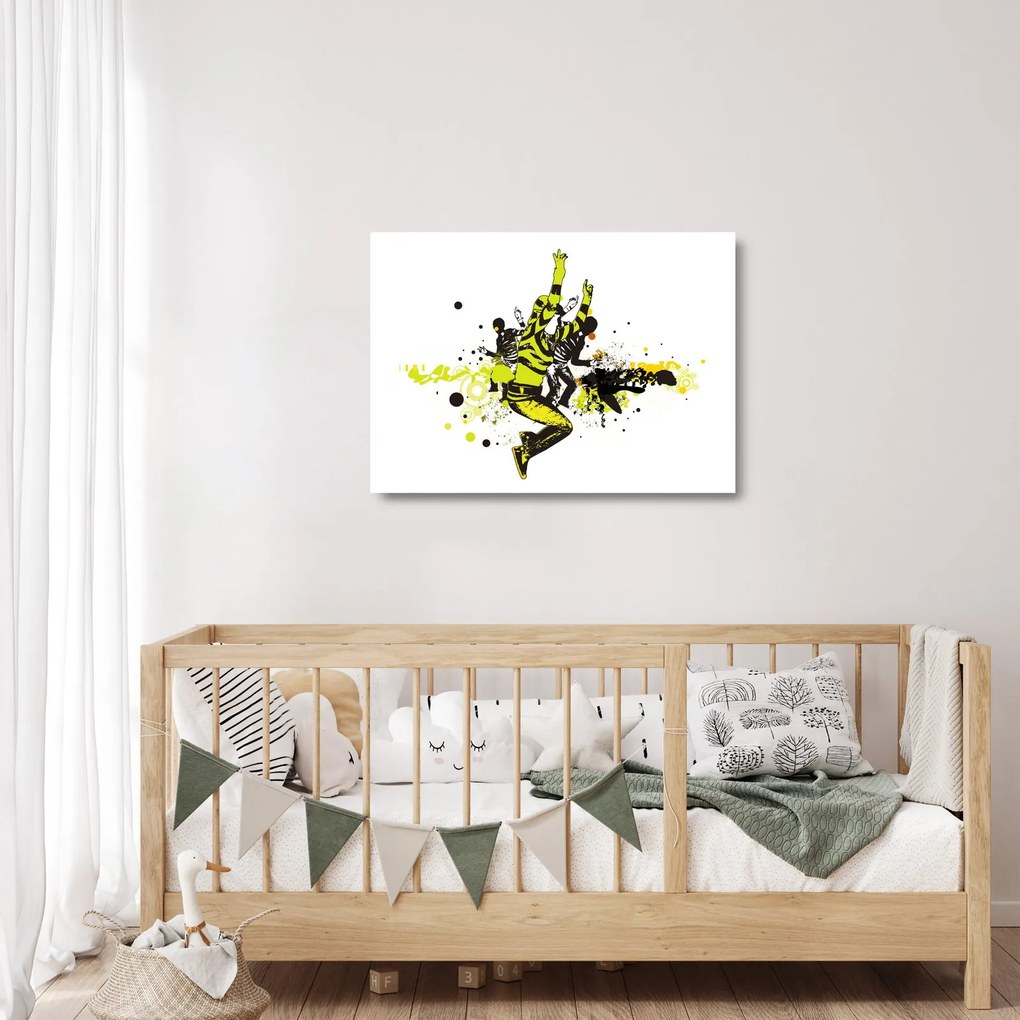 Obraz na szkle - Street dance (70x50 cm)