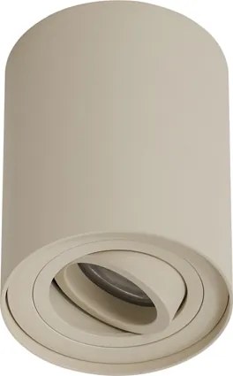 Nowoczesny reflektor natynkowy beżowy GU10 50mm obrotowy i wychylny - Rondoo Up