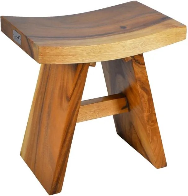 Taboret z drewna suar DIVERO