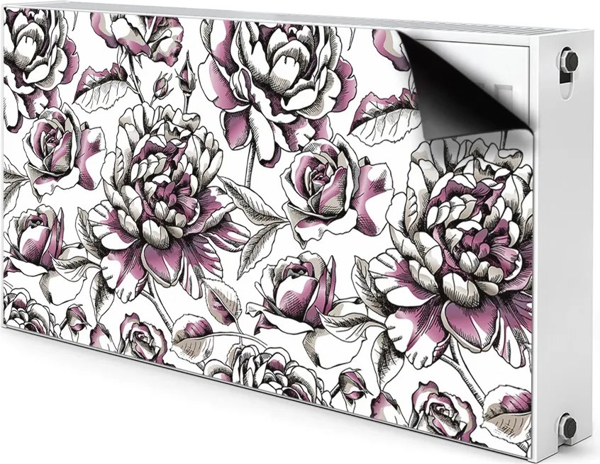 Mata dekoracyjna grzejnikowa Róże