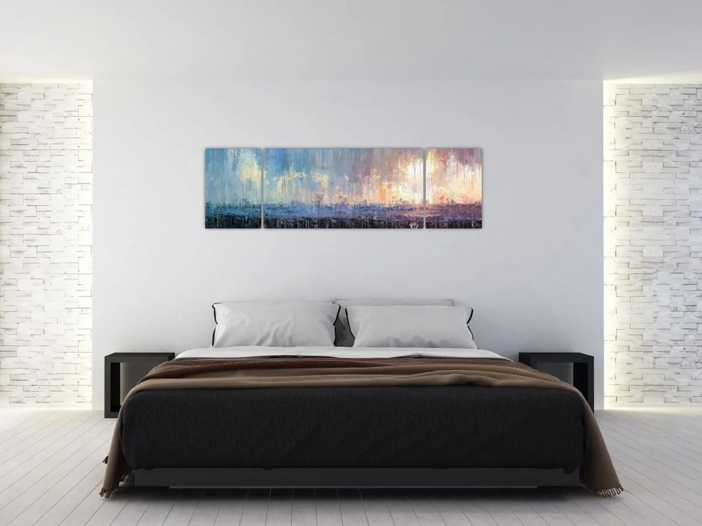 Obraz - Abstrakcja (170x50 cm)