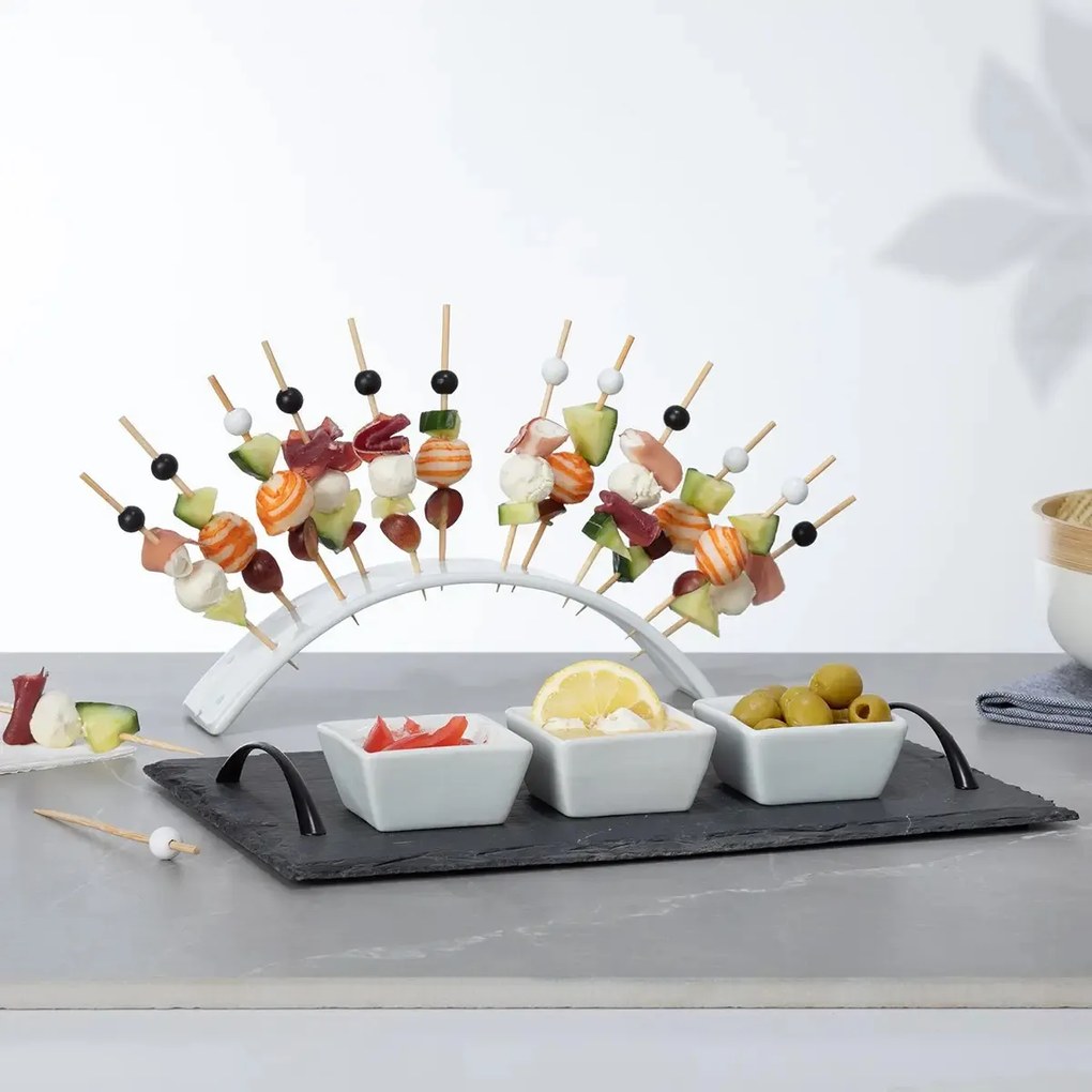 Zestaw do podawania przekąsek APERITIVE, porcelana