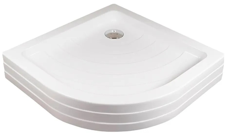 Ravak A207001120 - Brodzik prysznicowy ćwierćokrągły RONDA 90x90 cm biały