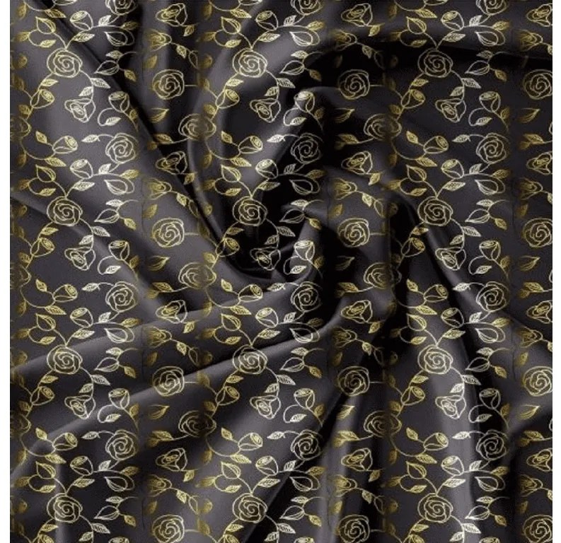 PrzytulneMieszkanie.pl PrzytulneMieszkanie.pl Pościel z mikrowłókna GOLDURA ciemnoszara Rozmiar pościeli: 70 x 80 cm | 140 x 200 cm