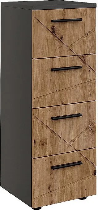 Szafka Midi antracyt/artisan 30x30x81 irma