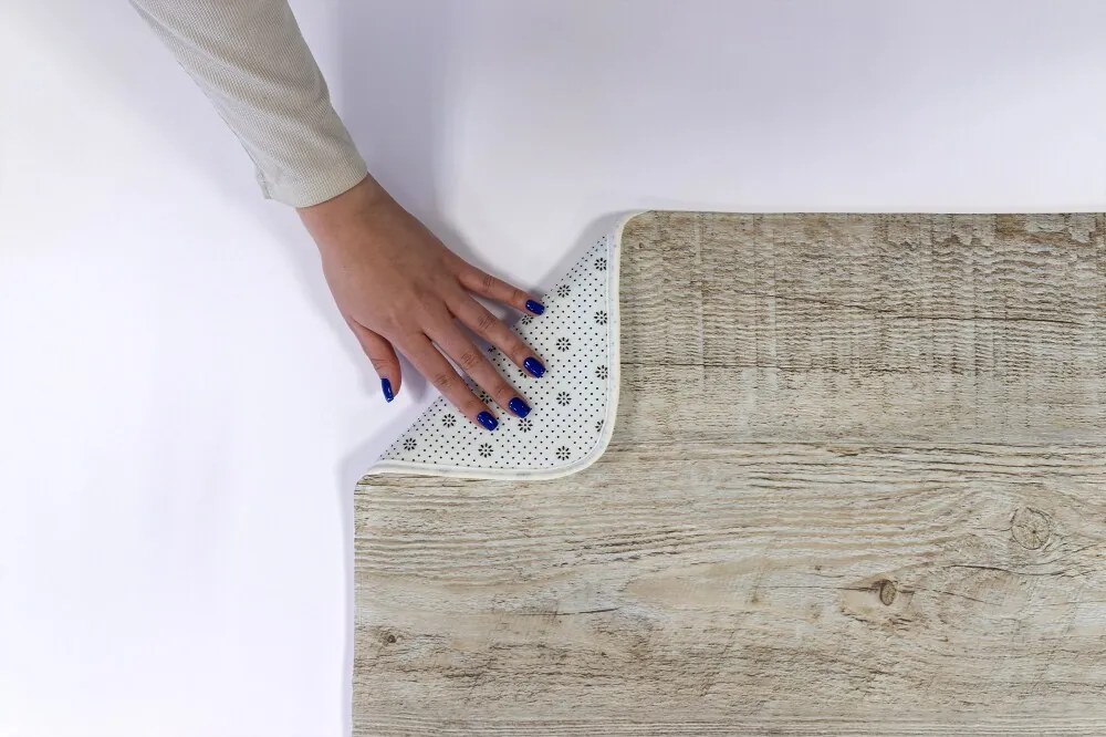 Dywanik do łazienki Dywanik do łazienki Drewniane panele