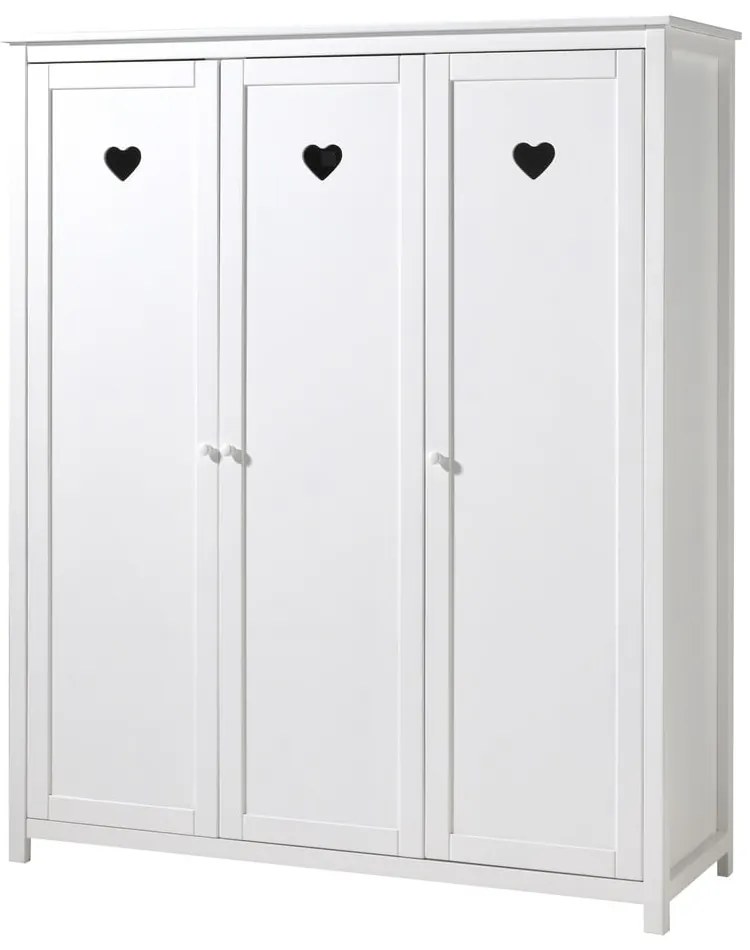 Biała szafa dziecięca 159x191x57 cm Amori – Vipack