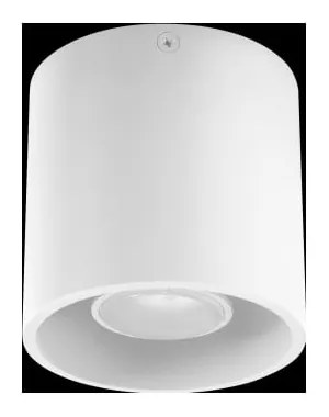 Biała lampa sufitowa Sollux Roda