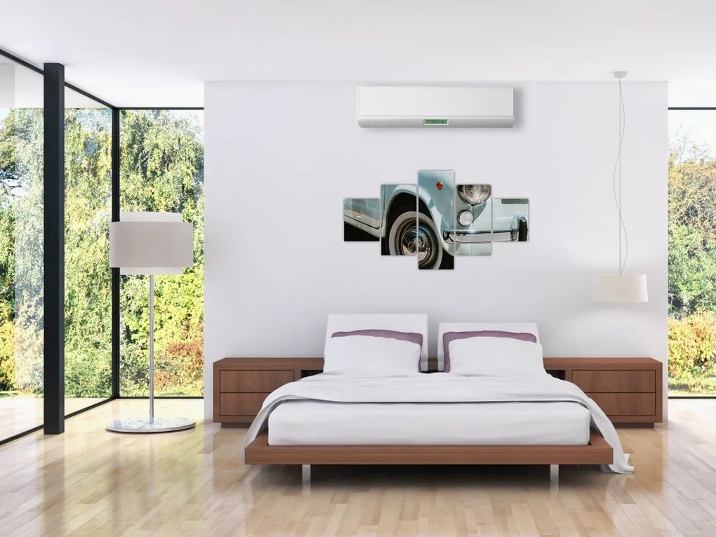 Obraz - Fiat retro samochód (125x70 cm)