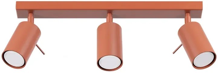 Trzpunktowa czerwona lampa w loftowym stylu - 9X M064 P3-Z80