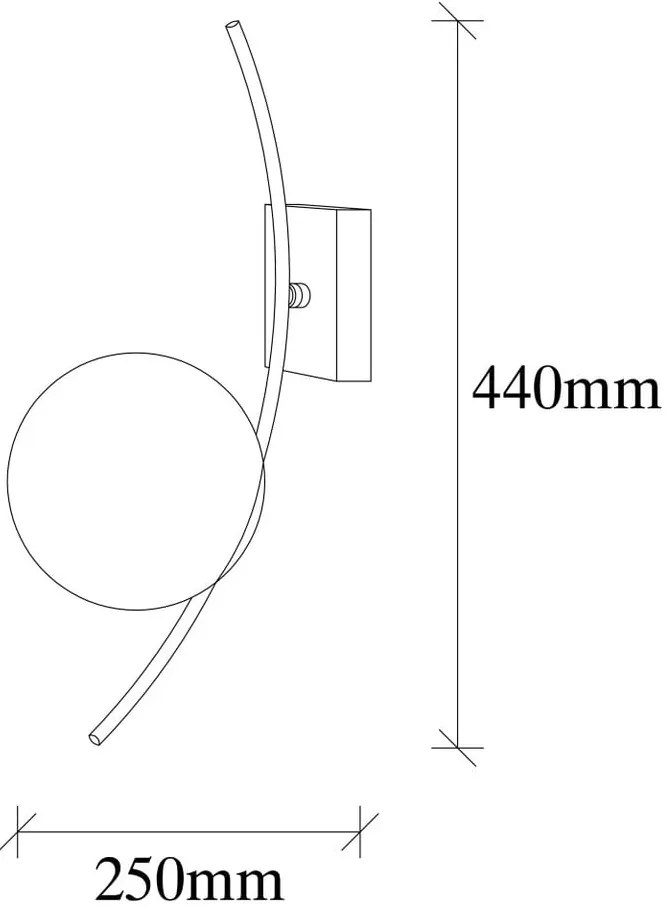 Biały/czarny kinkiet Hilal – Opviq lights