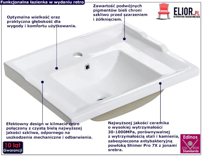 Umywalka łazienkowa meblowa P5-K41