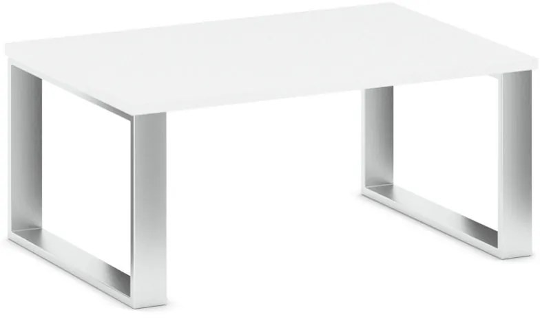 Stolik kawowy STIFF, 100x68 cm, biały