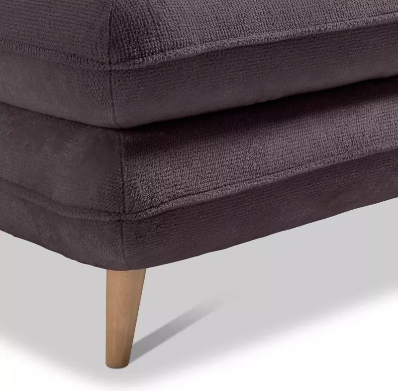 Narożnik MONTE Lewostronny z funkcją spania, pojemnikiem i poduszkami, Sorriso 03 Szary brąz WERSAL