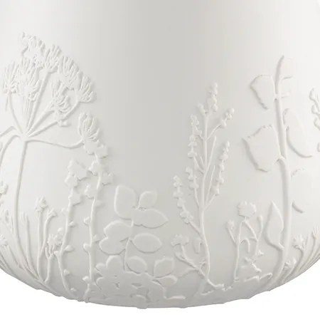 Biała porcelanowa waza FLOWERS