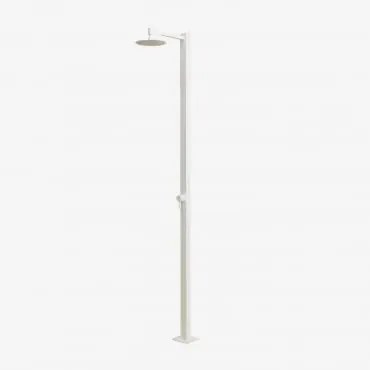 Zewnętrzny Prysznic Ze Stali Nierdzewnej Hernan Matowy Biały - Sklum